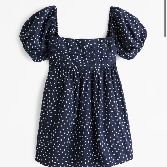 Off-the-shoulder Polka Dot Skort - Picture 1 of 1